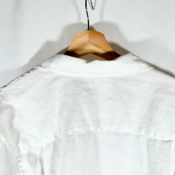 Ocean & Coast White Linen Button Down - Picture 11 of 14